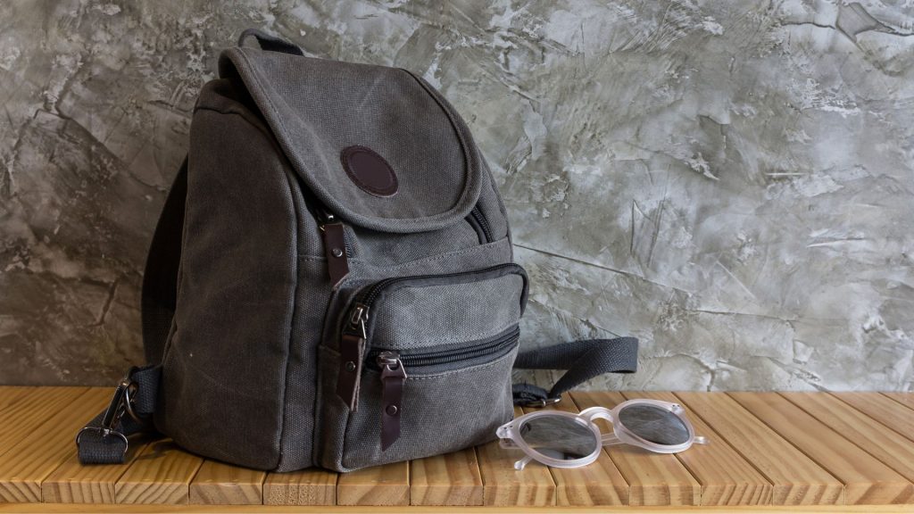 Backpack made of Canvas fabric